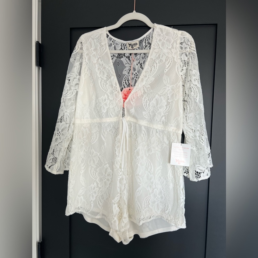 Show Me Your Mumu Roxy Romper - Lady in Lace - Picture 3 of 6